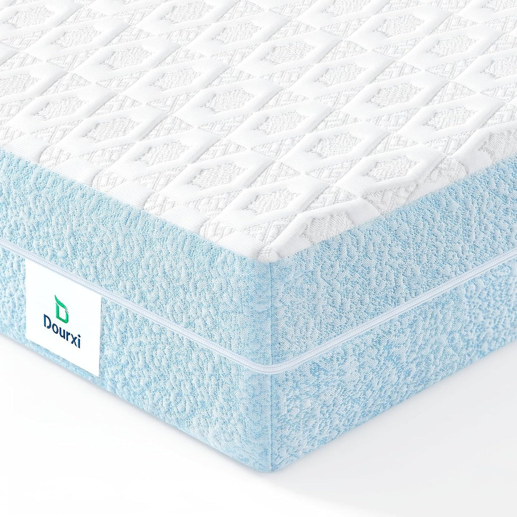 Crib Mattress Dual Sided Gel Memory Foam Toddler Mattress for Baby | 2-Stage Safe Comfort Sleep for Infant and