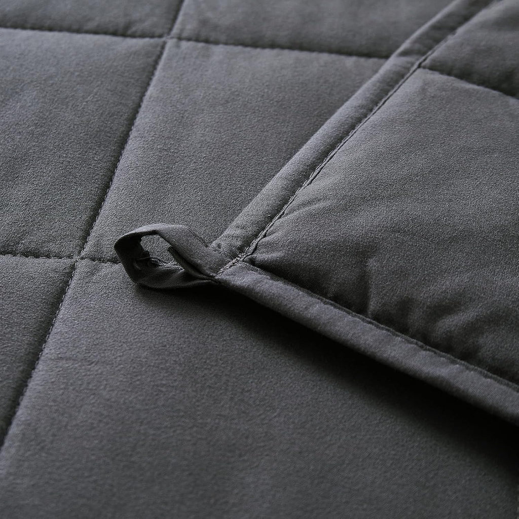 Adults Weighted Blanket 15 Pounds Queen Size, Cooling Blanket for Hot Sleepers, Machine Washable Soft Bed Blanket