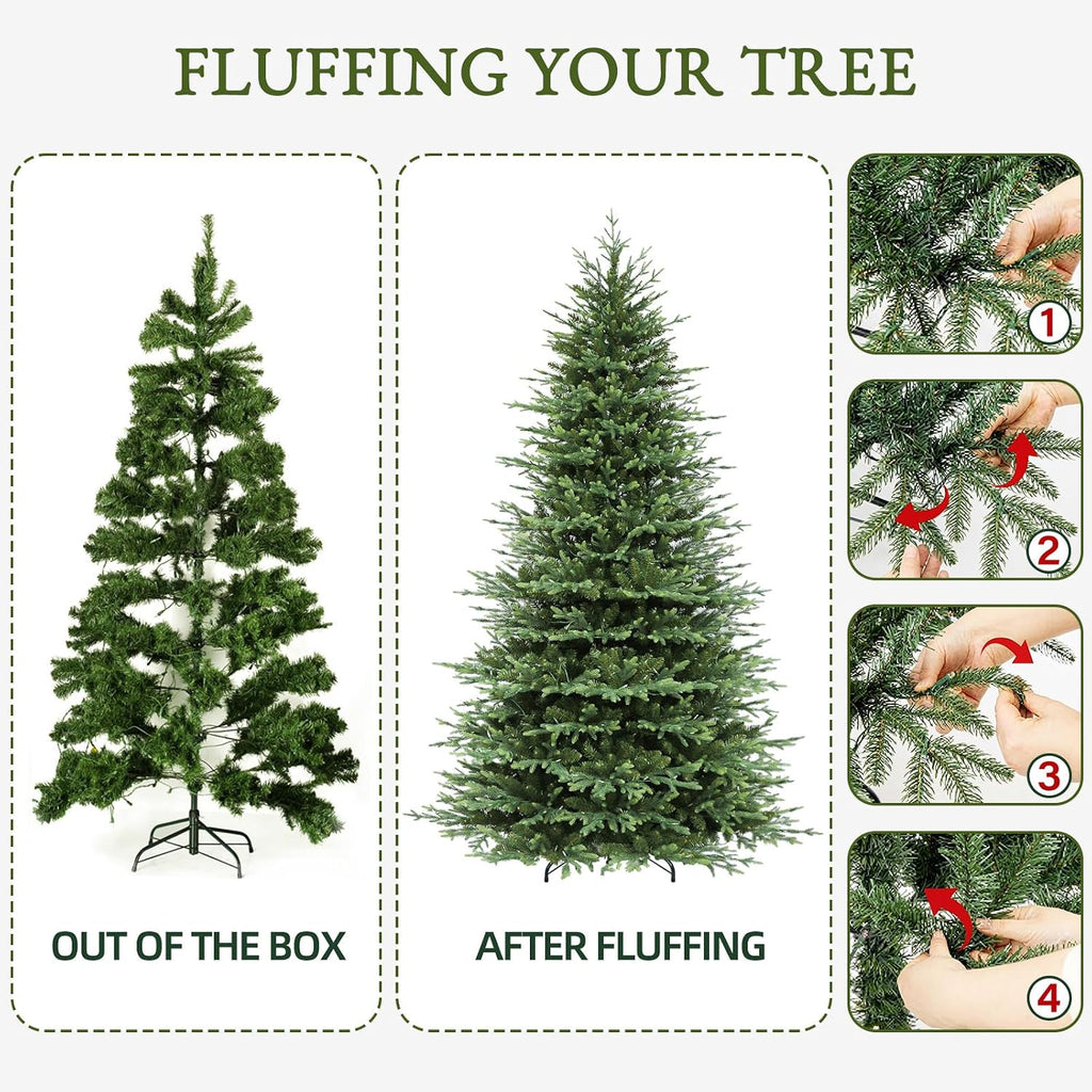 Prelit Premium Christmas Tree with 850 Warm White LEDs