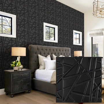 30 Pack 3D Wall Panel for Interior Wall Décor, PVC Flower Textured Wall Panels Bedroom Hotel Office, 11.8"x11.8"