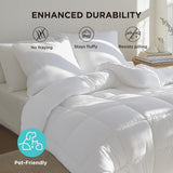 Comforter Duvet Insert - Quilted Comforters King, All Season Duvet, GentleSoft Down Alternative Bedding Blanket