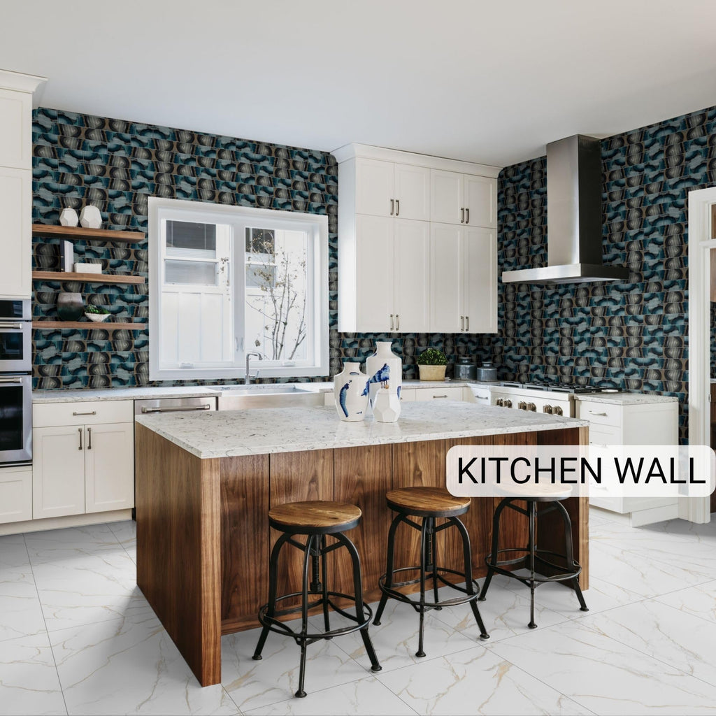 Oasis Tile Magical Forest Crystal Lagoon Aqua 3x12 Glass Subway Tile