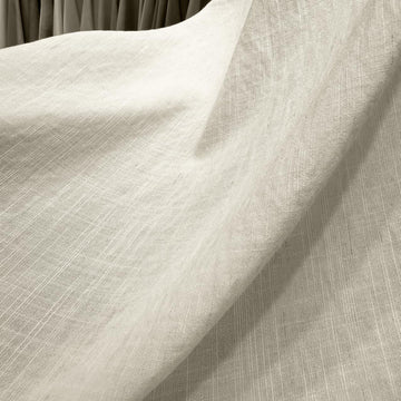 57" Soft Viscose Nylon Linen Fabric by The Yard - Natural Slub Fabric for Clothing, 155 GSM - Ideas for Spring Summer