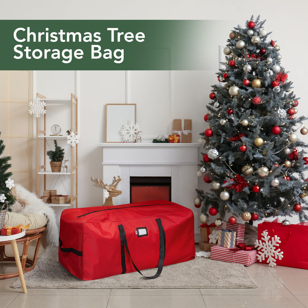 Cheer Christmas Tree Storage Bag Waterproof 7.5ft Red