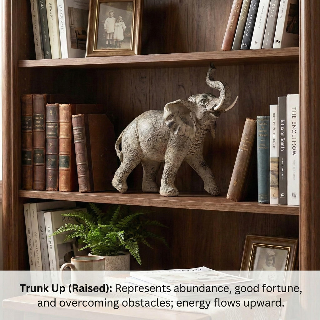 Elephant Decor Statue Gifts For Women, Large 13"