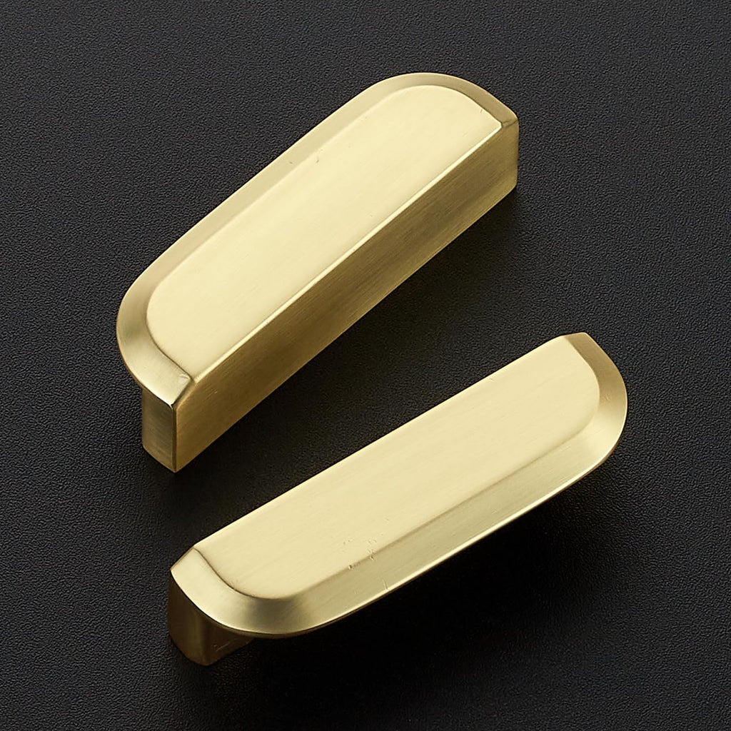 Cabinet Pulls Cabinet Handles 2-1/2 Inch Brushed Brass 20 Pack