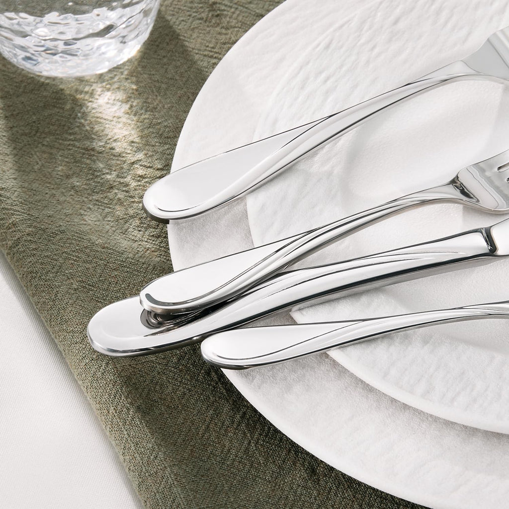 60-Piece Silverware Set Service for 12, Heavy Duty Stainless Steel Flatware Set,Cutlery Set Kitchen Restaurant