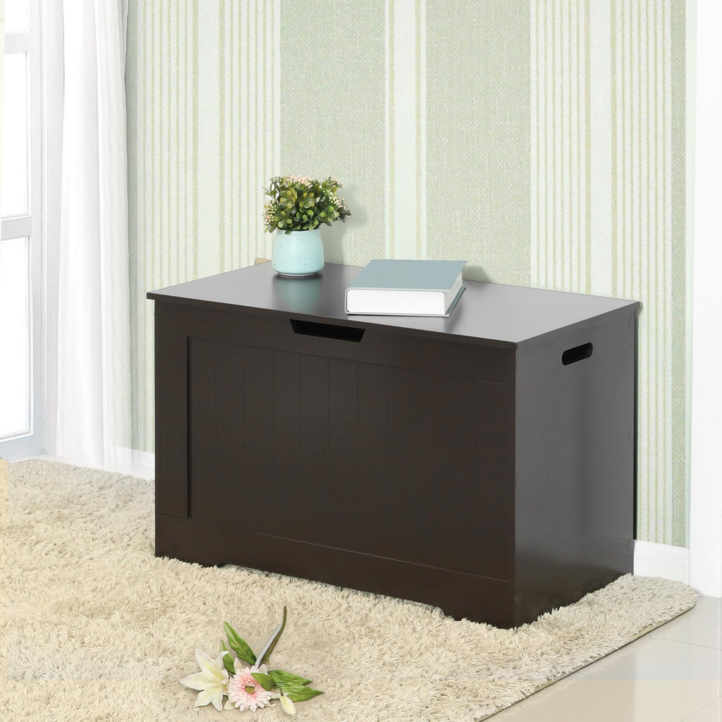 Storage Chest, 29.9 Inches Width Storage Bench, Entryway Bench with 2 Safety Hinges, Shoe Bench, Farmhouse Style