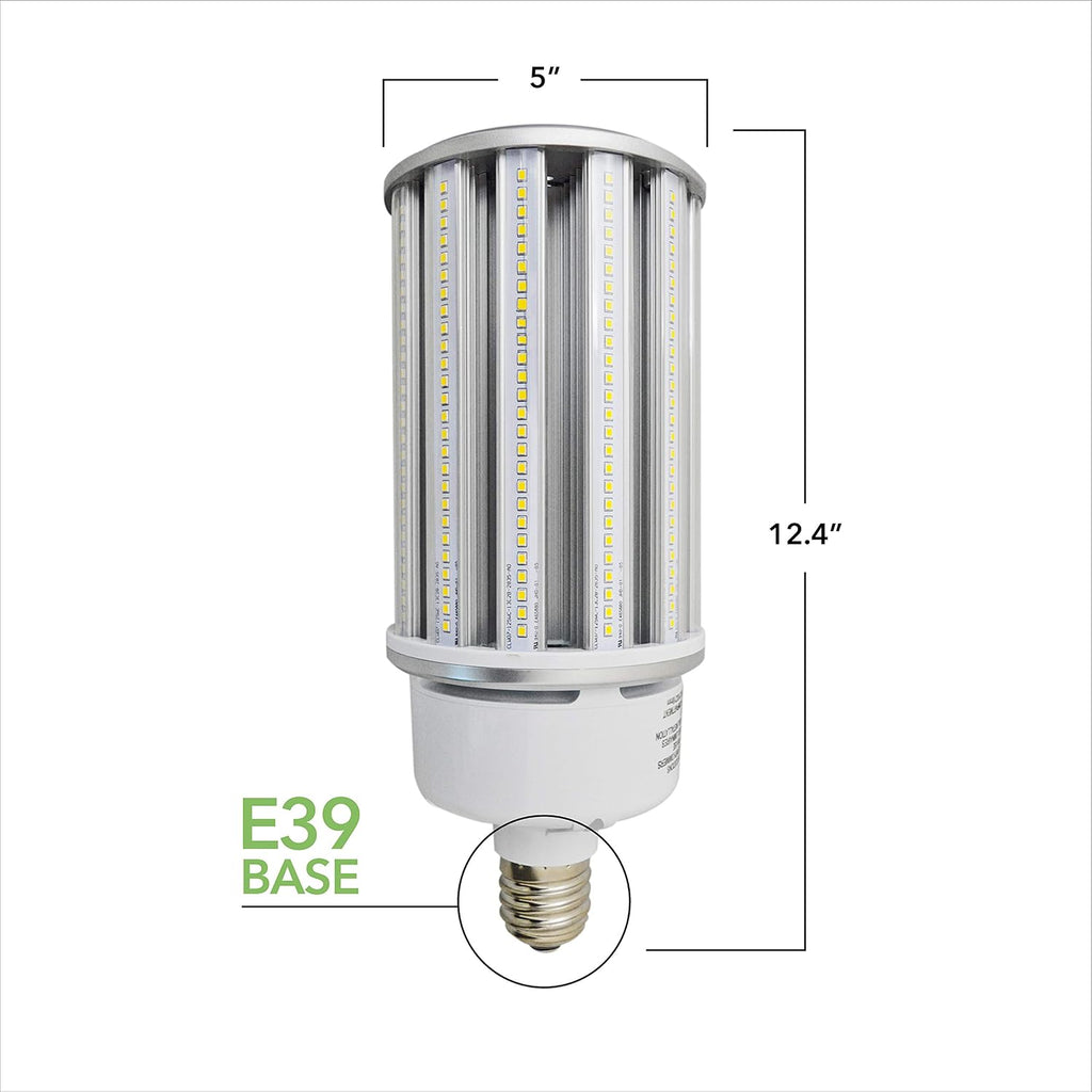 125W LED Corn Bulb - 15,673 Lumens - 4000K Natural White - E39