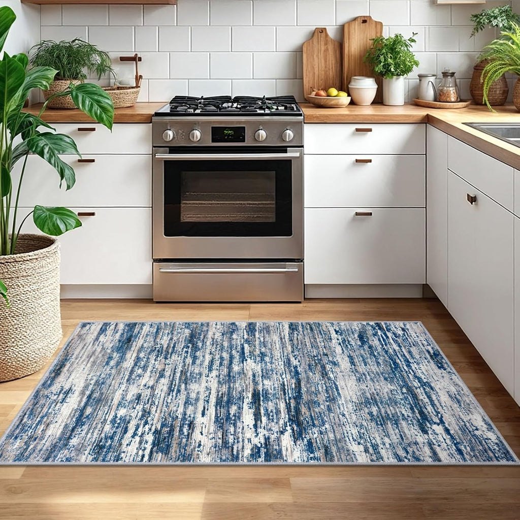 3x5 Washable Area Rug Non Slip Door Mat Indoor Bedside