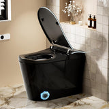 Smart Tankless Toilet with Built-In Bidet, Heated Seat, Warm Water Wash, Air Dryer, ADA Comfort Height, LED Display, Foot Sensor Flush, Powerful Flush