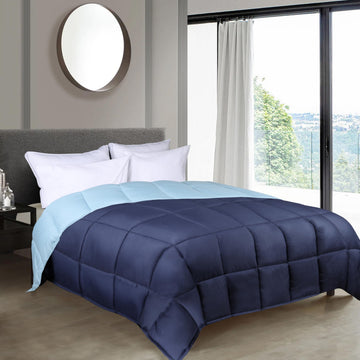 Brushed Microfiber Comforter, Down Alternative Bedding, Medium Weight, Soft Bed Cover, Plush Duvet Insert, Oversized