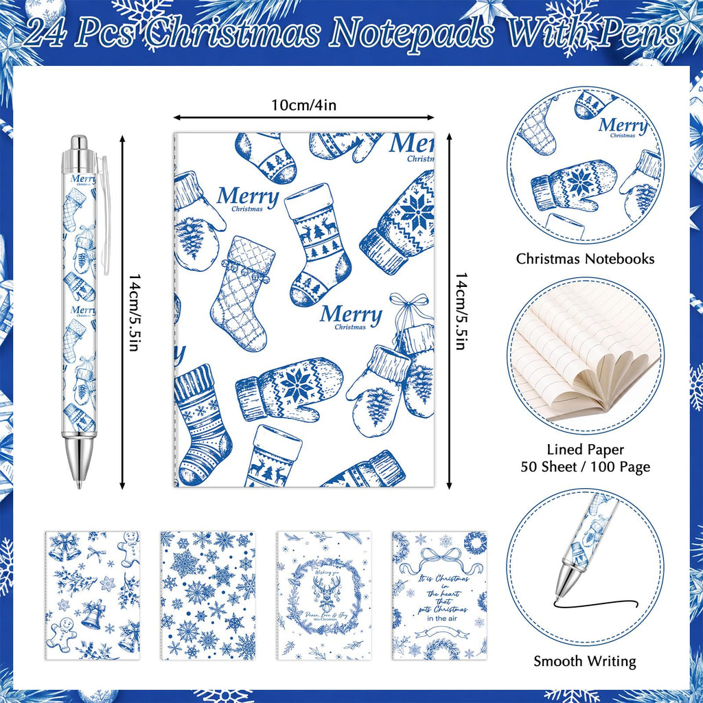 72 Pcs Blue Christmas Employee Appreciation Gift Bulk for Team
