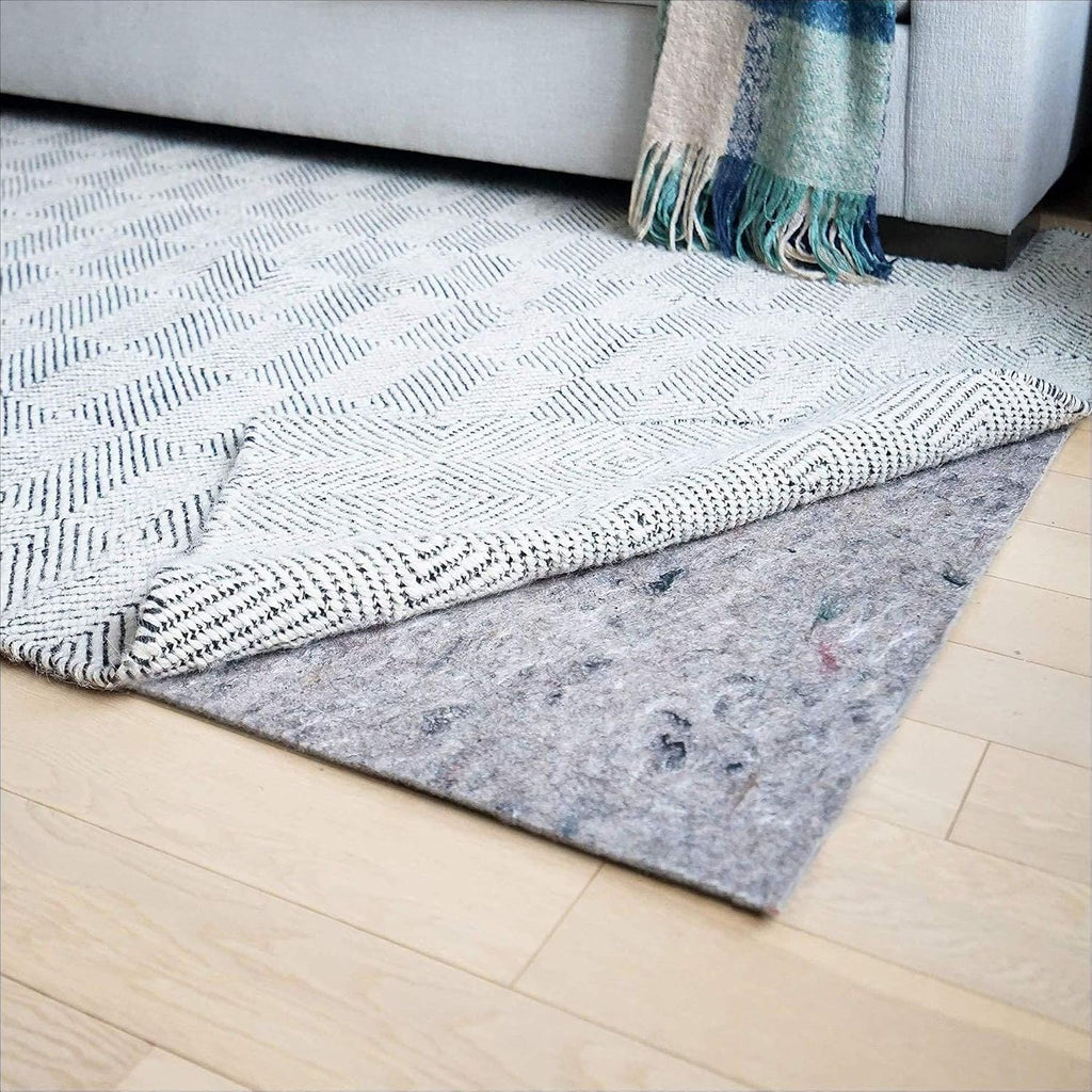 9'x12', 100% Felt Rug Pad (3/8" Thick), Safe for All Floors, Low-VOC, Made in the USA, 2-Year Warranty - Set of 108