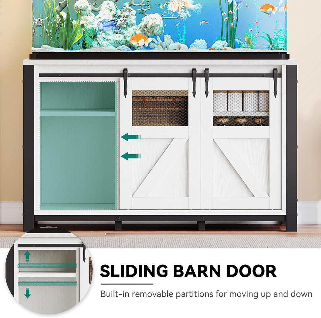 120 Gallon Fish Tank Stand with Power Outlets