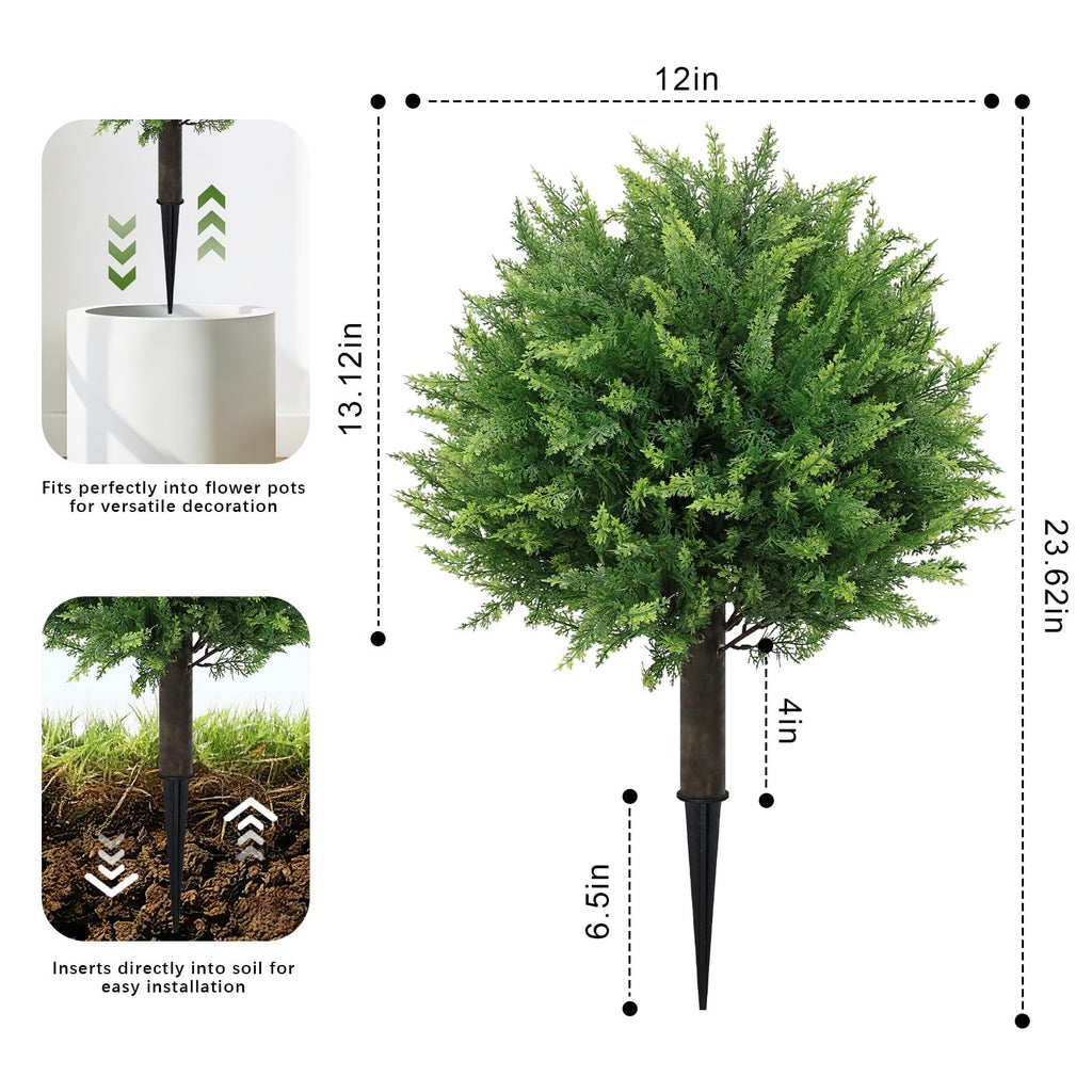 Artificial Outdoor Plants, Faux Cedar Bushes & Shrubs