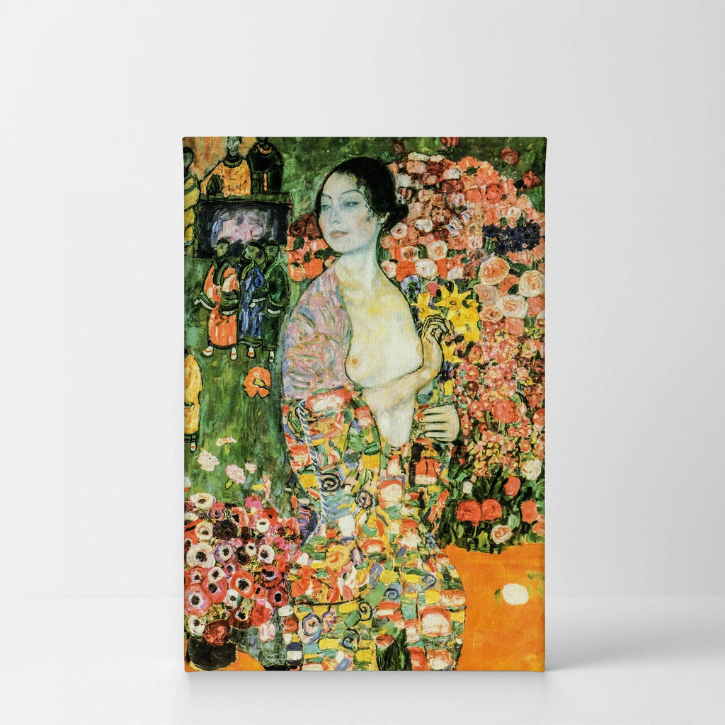 The Dancer by Gustav Klimt Canvas Wall Art Print Famous Art Painting Reproduction Fine Art Oil Paintings Modern Art