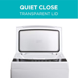 Small Portable Washer, Washing Machine for Household Use, Portable Washer 1.7 cu.Ft with 8 Cycles, Transparent Lid &