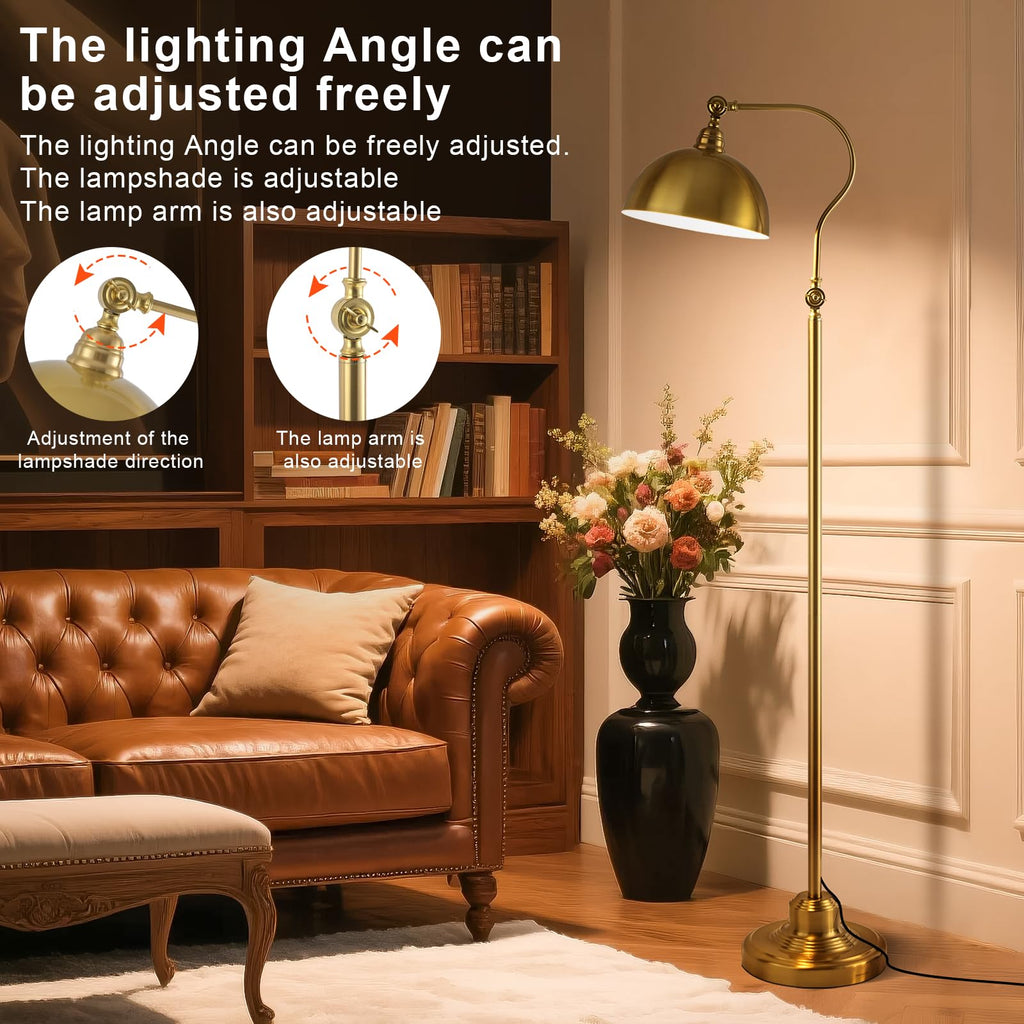 Bright Reading Floor Lamp with Remote and Bluetooth Dimming