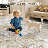 5x7 Rug for Living Room : Soft Abstract Washable Non-Slip Durable Rugs