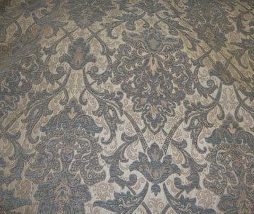 57" Wide Royalty Damask Chenille Upholstery Drapery Fabric By the Yard