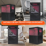 Smartamk Upgrade Portable Hot Air Sauna, 1 or 2 Person Home Sauna, 1500W & 149°F Dry Sauna Box