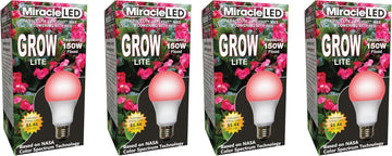 S Red Spectrum Ultra Grow Light Bulbs (4-Pack)