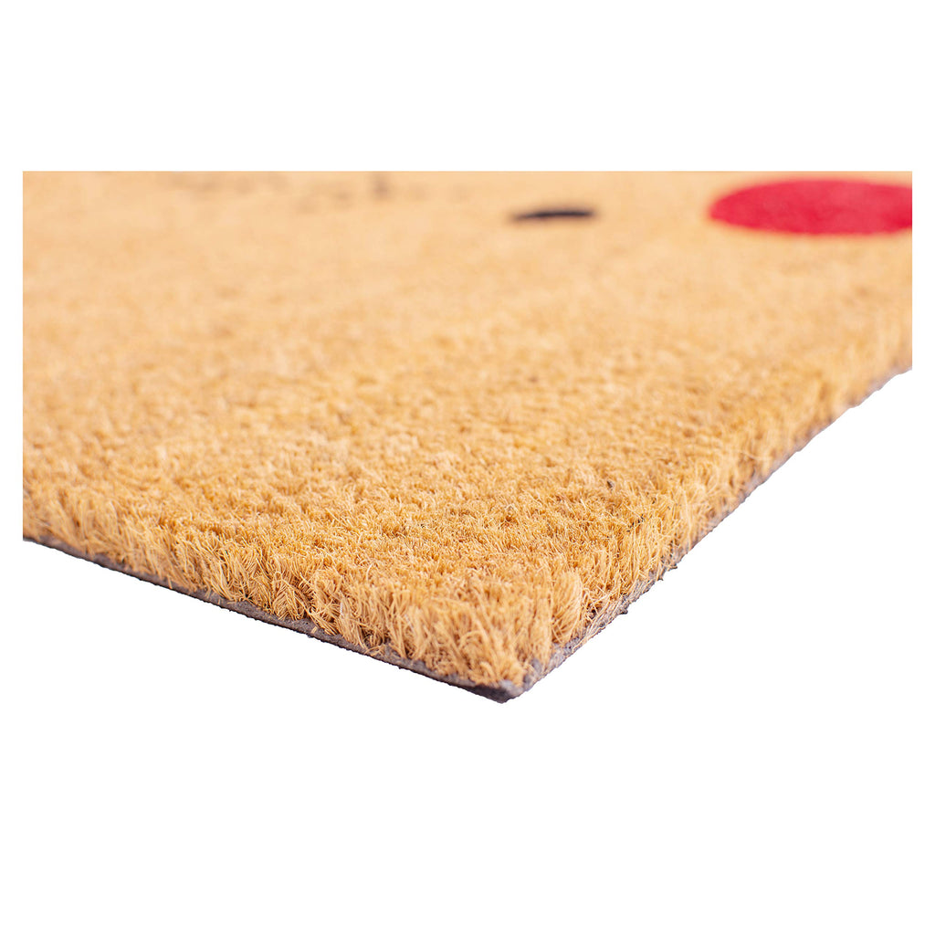 Rudolph Doormat, 24" x 36", Red/Black