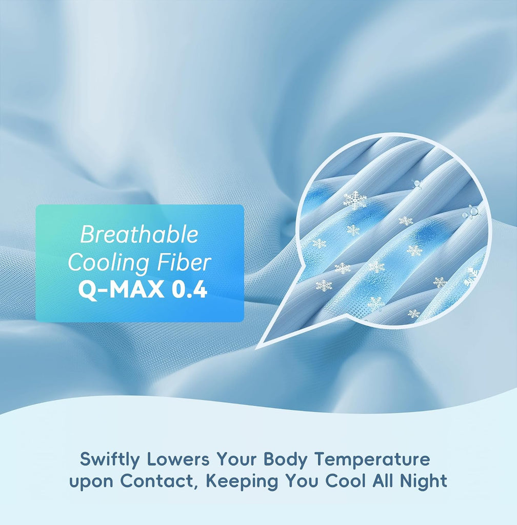 Cooling Blankets for Hot Sleepers, Luxury Lightweight Cozy Soft Throw for Night Sweats Double Sided Breathable