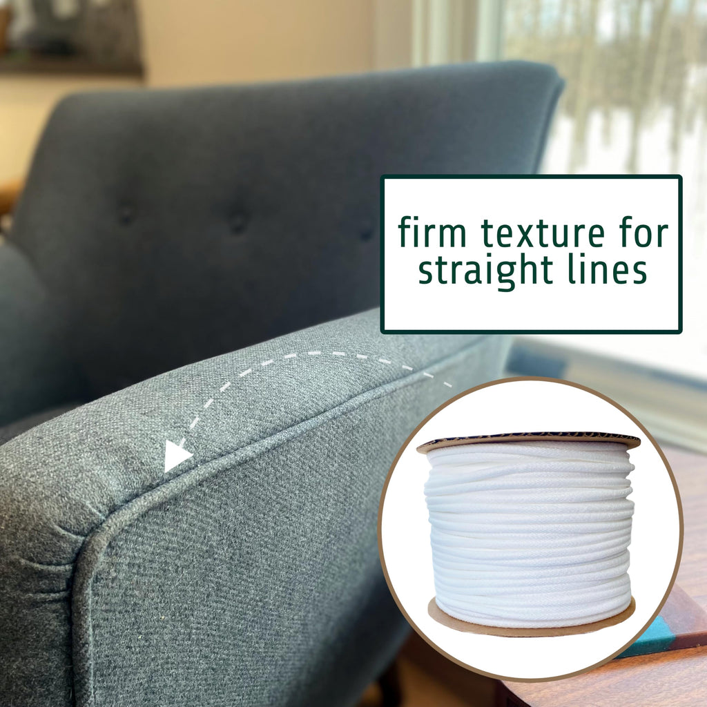 4/32" Firm Synthetic Upholstery Welt Cord, Braided (83 Yards)