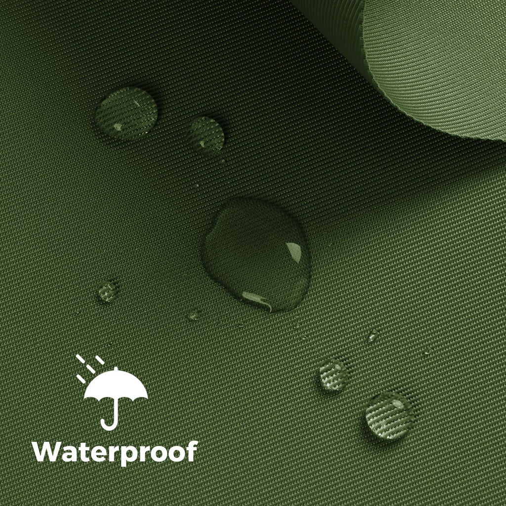 Waterproof Nylon Fabric 420D Twill Fabric by the Yard 58x36 Inch RetroGreen