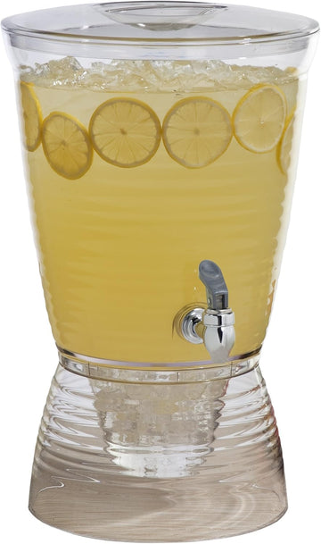 Bark Beverage Dispenser, 2.5 Gallon, Clear, (Pack of 1)