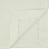 Hemstitched Border Tablecloth, Ivory, 70"x180"