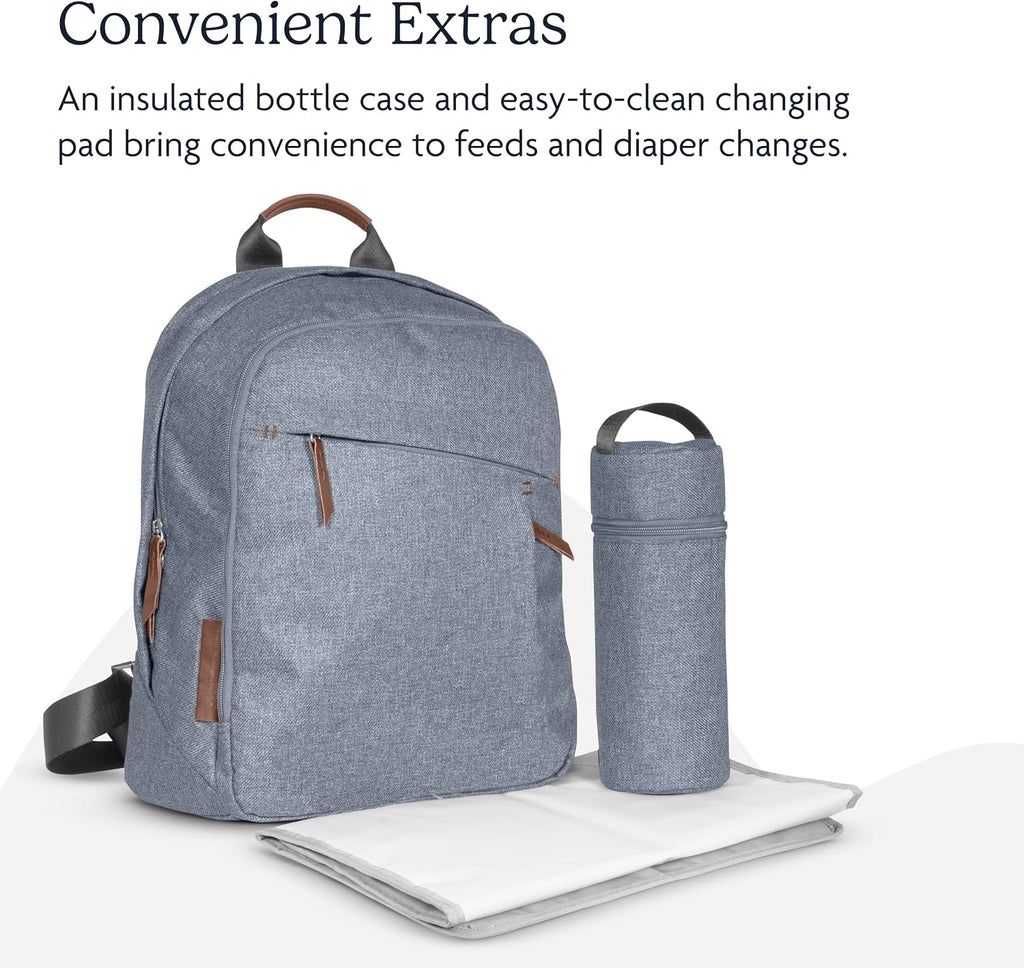 Changing Backpack/Multiple Storage Compartments/Stroller Strap Attachment/Bottle Insulator and Changing Pad