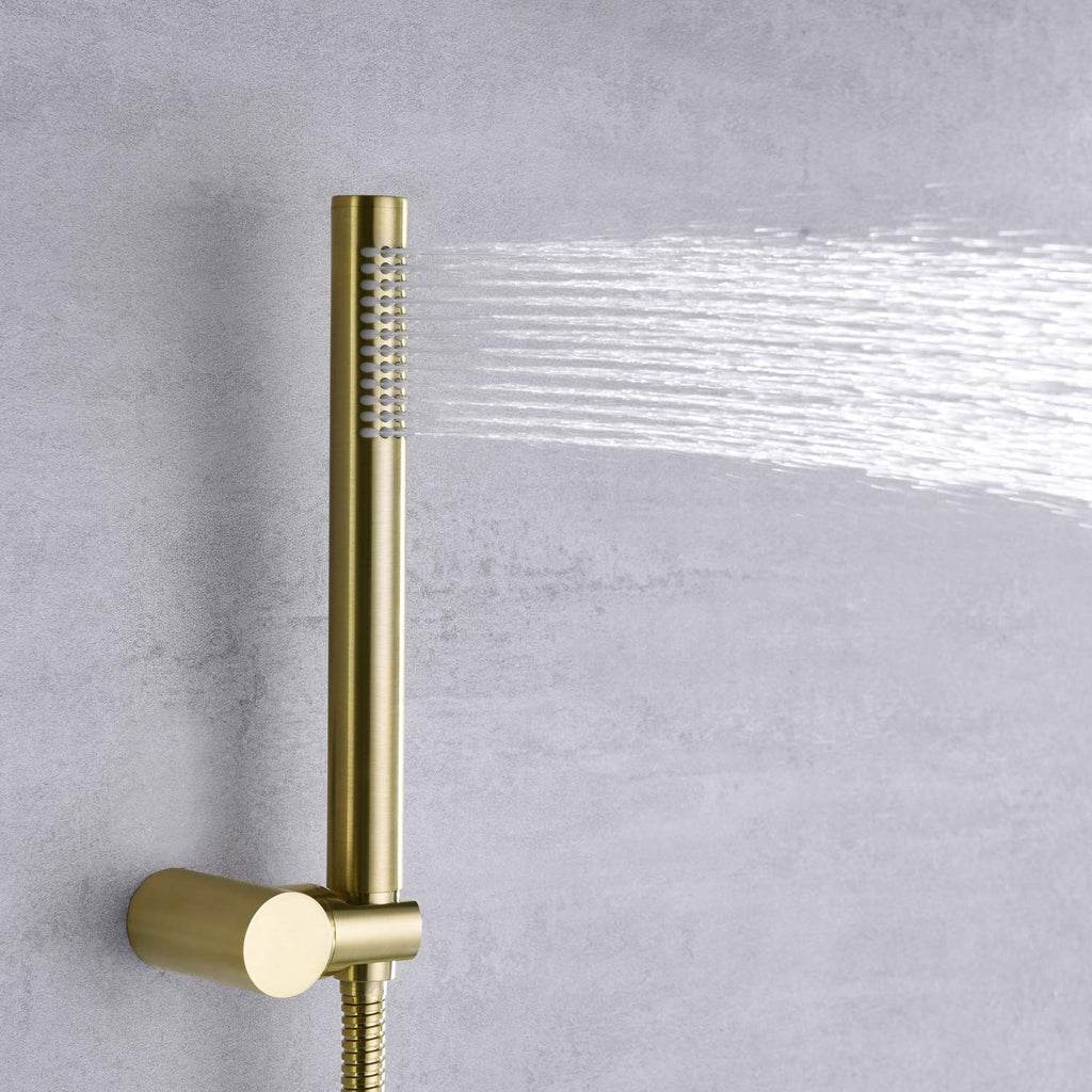 Brushed Gold Shower Faucet System