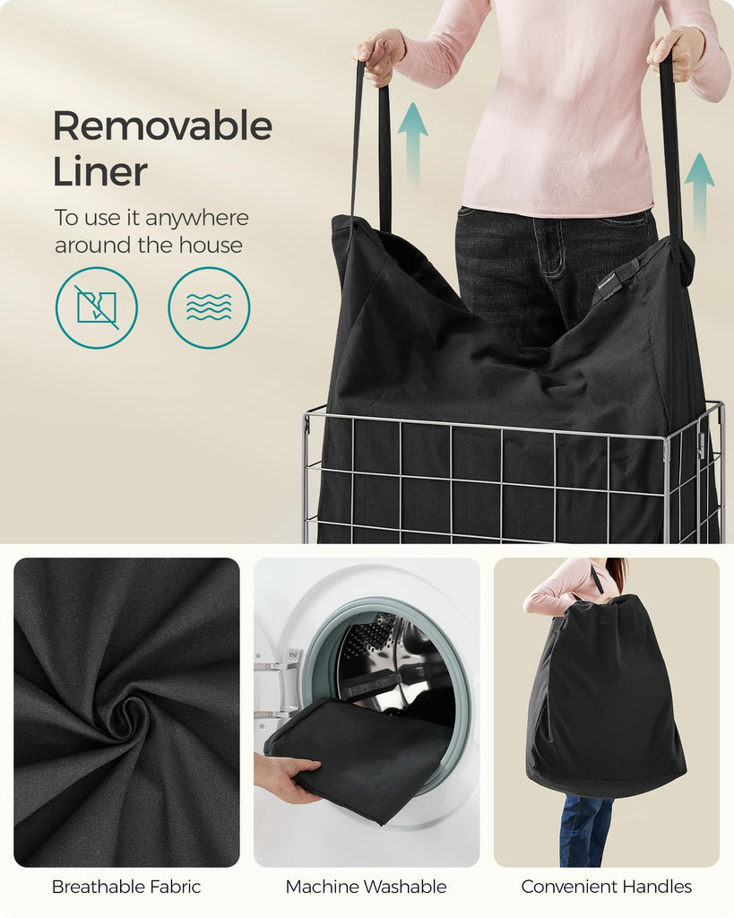 Laundry Hamper, Collapsible, 29 Gal. (110L)
