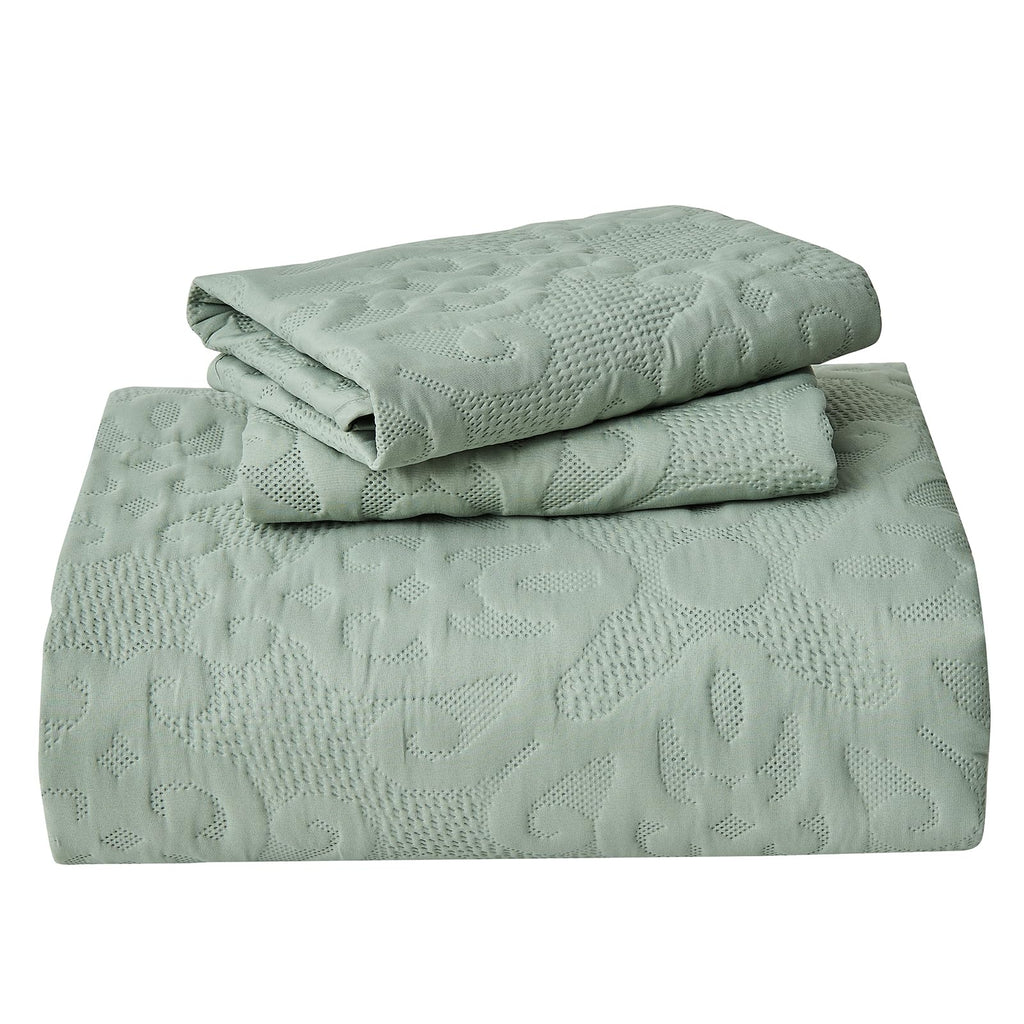 Oversized King Bedspreads 128x120 Sage