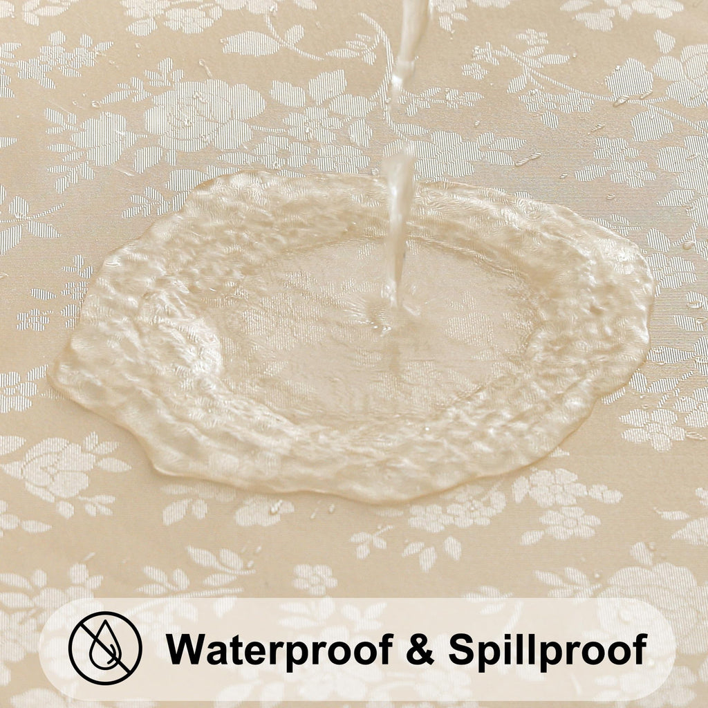 Rectangle Waterproof Heavy Duty Vinyl Tablecloths, 60 x 102 Inch
