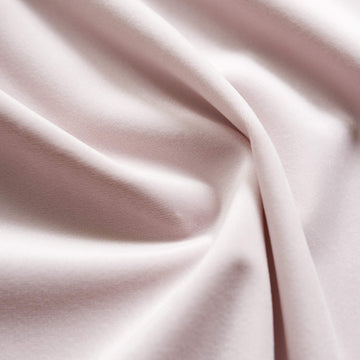 Solid Drapery/Upholstery Soft Velvet Fabric Color Blush Pink by The Yard
