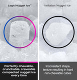 2.0 with 0.75 Gallon Tank, Chewable Crunchable Countertop Nugget Ice Maker, Scoop included, 38 lbs in 24 hours