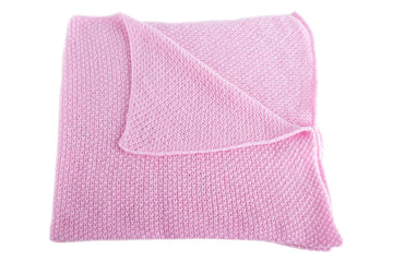 100% Cashmere Baby Blanket for Girls - Baby Pink