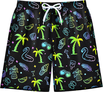 Boys Swim Trunks Board Shorts Teen Boys Swimsuit Quick Dry Swimwear Swimming Shorts Bathing Suit
