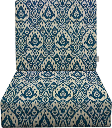 Deep Seating Foam Cushion Set | 24" x 27" Seat | All-Weather Spun Polyester Fabric | Water and Fade-Resistant |