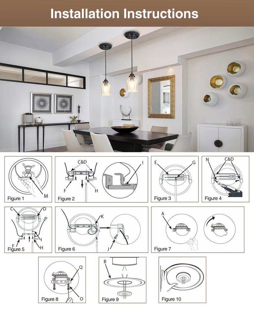 Recessed Can Light Conversion Kit for 5" and 6" Ceiling Fixtures