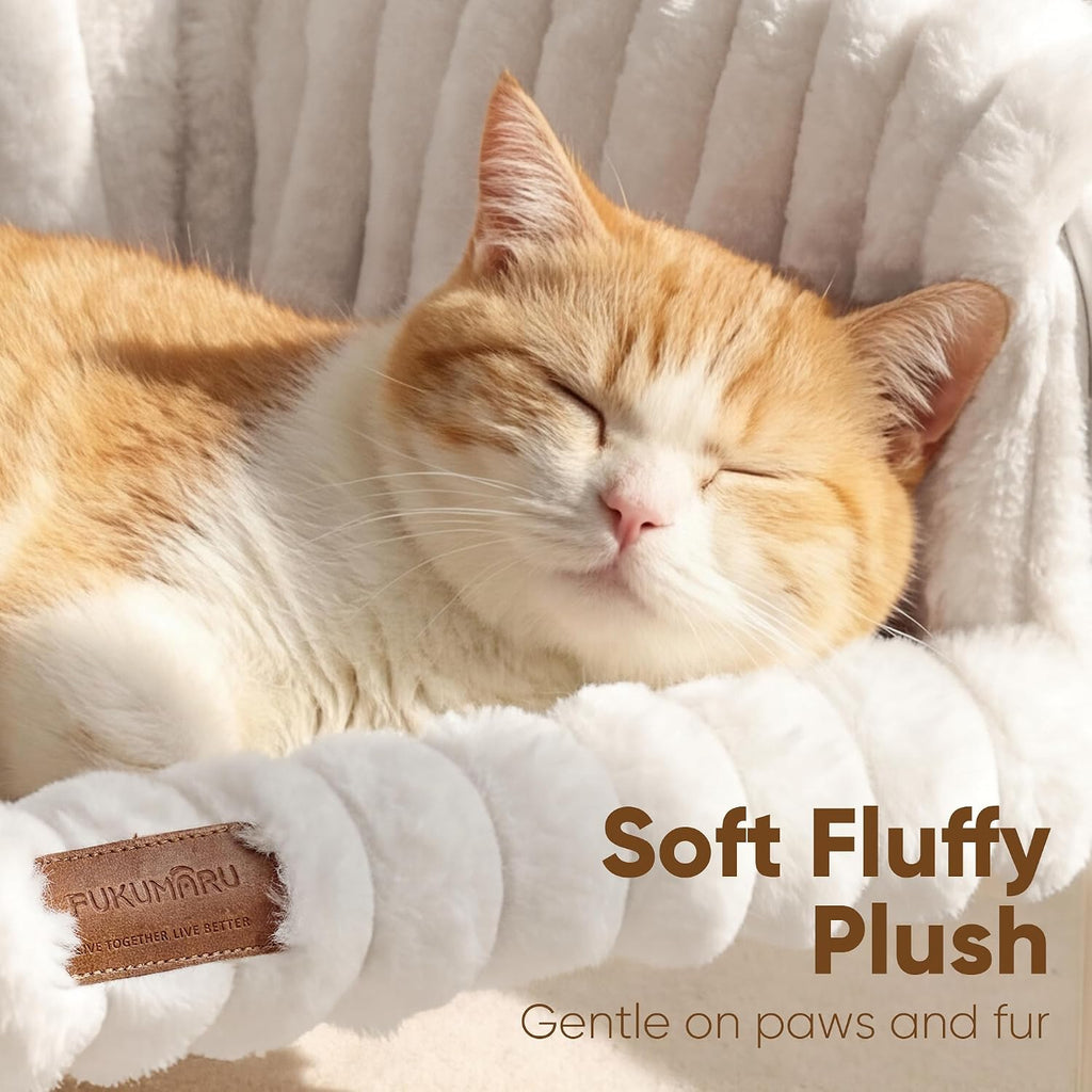 Raised Cat Bed, Elevated Cat Bed for Indoor Cats, Cat Hammock Bed