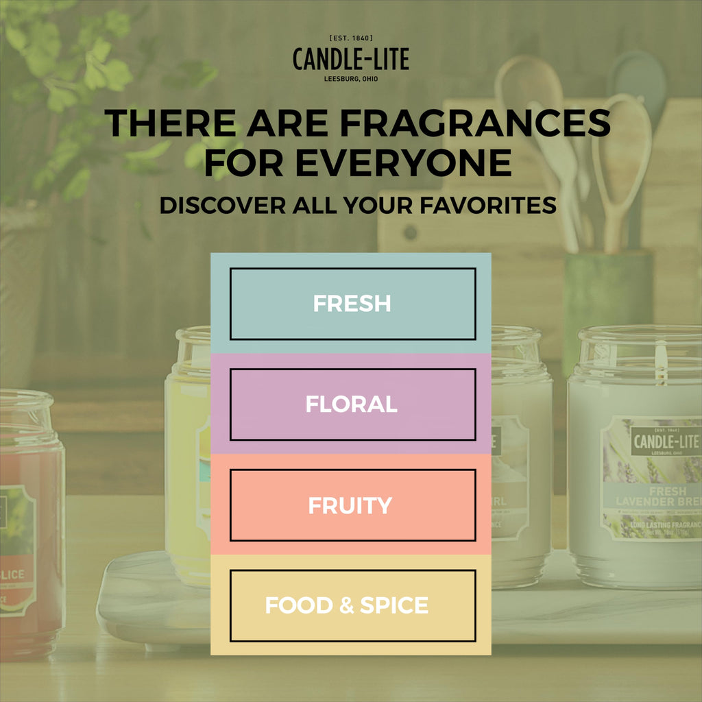 Fall Scented Candles, Evening Fireside Glow, 18 oz Jar, Proudly Poured in The USA, Aromatherapy Candle, Single-Wick