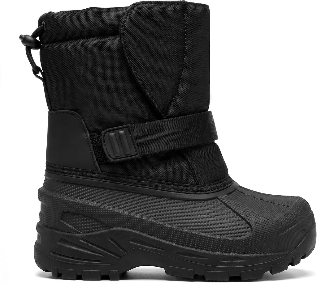 Kids Winter Snow Boots Waterproof Boys Girls Faux Fur Toddler Boots