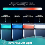 T38 Artistic Smart Toilet, Bidet Toilet with Powerful Flush, Auto Open/Close Lid, Instant Warm Water