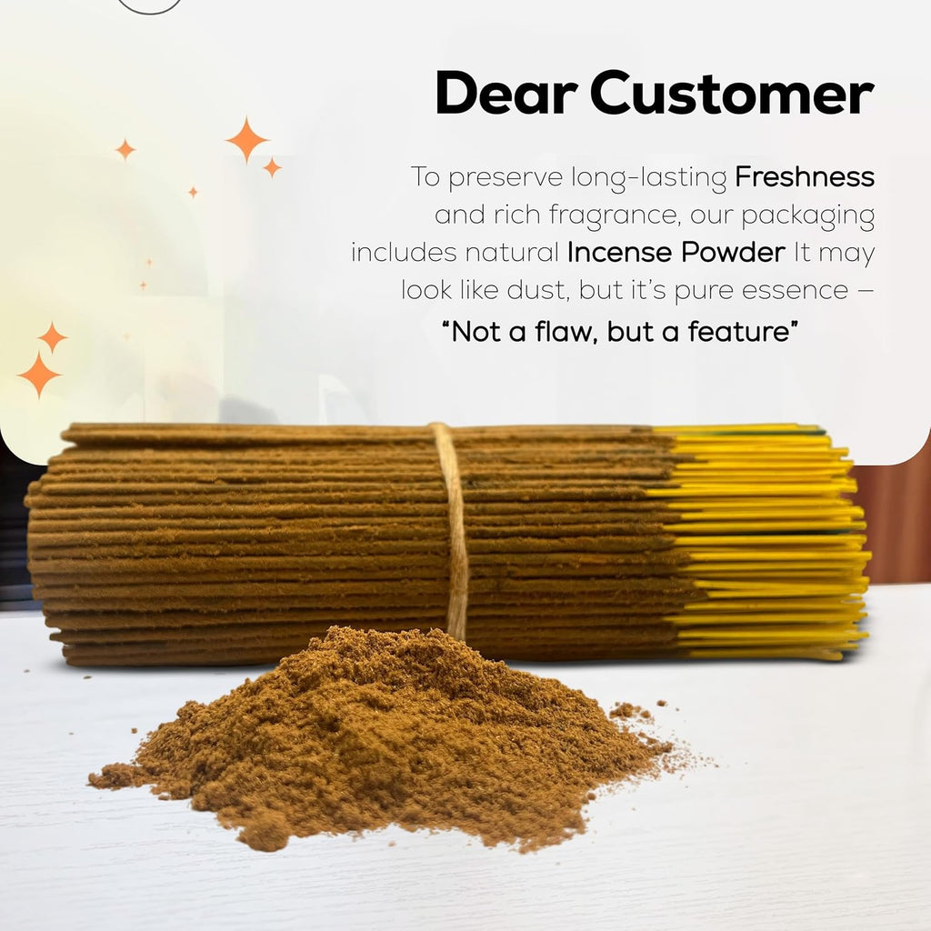 Natural Incense Sticks,6 Pack Mixed Scents Gift Pack 15 gm Each (90 gm Total), Insense Sticks Variety Pack, 100% - Set of 6