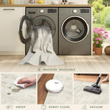 Washable 3x5 Entryway Rug, Ivory Area Rugs
